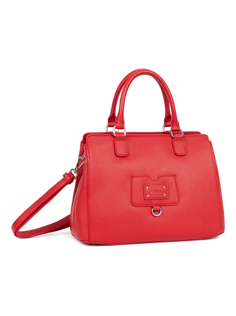 GINA - Bolso con 2 asas Rojo oscuro - Kiabi