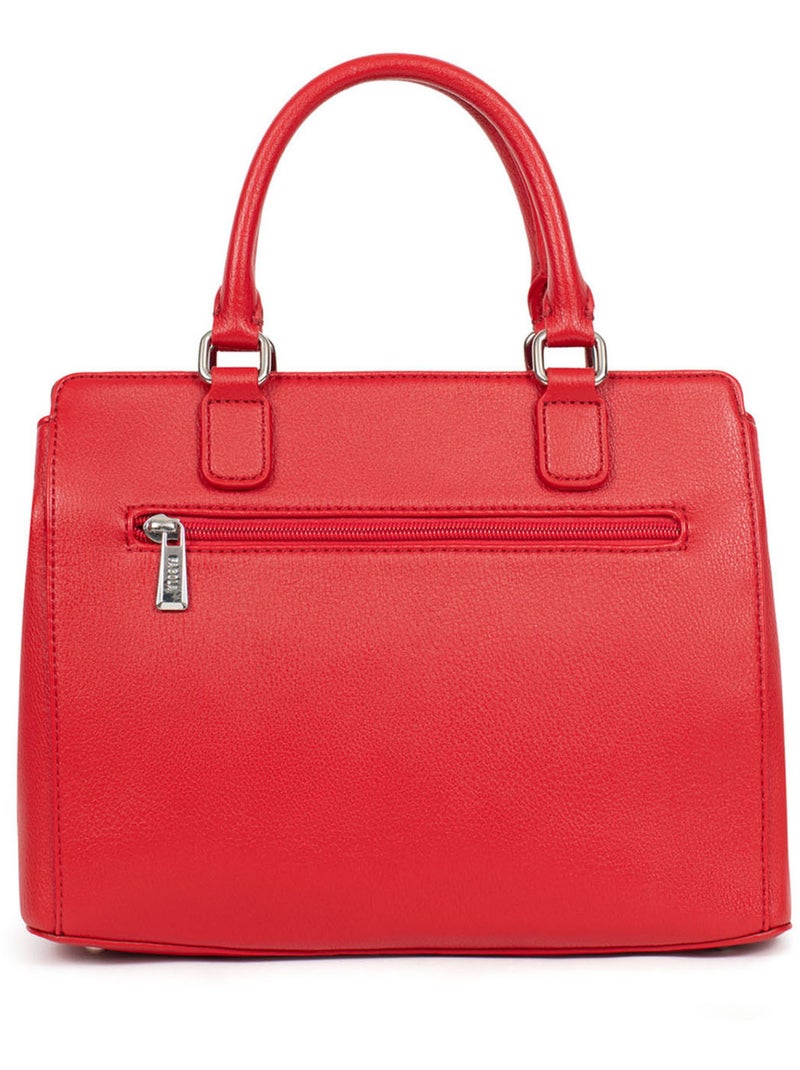 GINA - Bolso con 2 asas Rojo oscuro - Kiabi