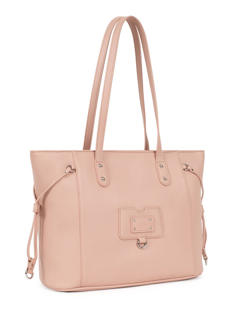 GINA - Bolso de hombro Beige/Rosa - Kiabi