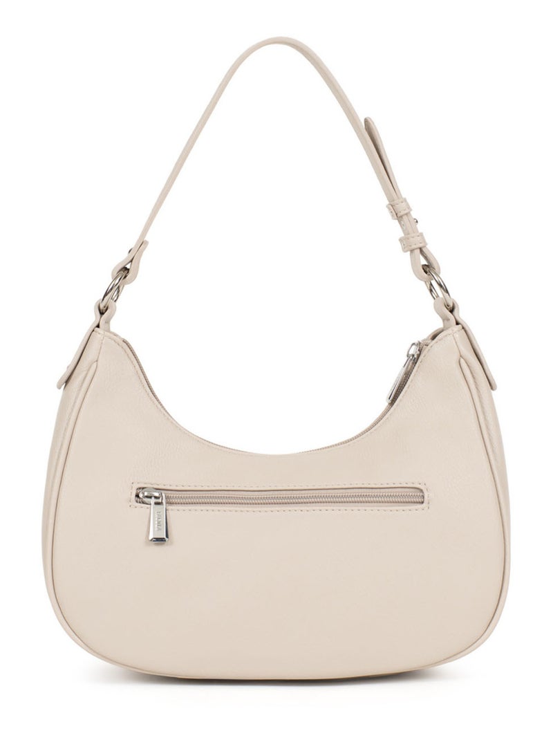 GINA - Bolso de hombro con 1 asa Beige claro - Kiabi