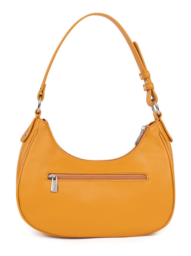 GINA - Bolso de hombro con 1 asa Mostaza - Kiabi