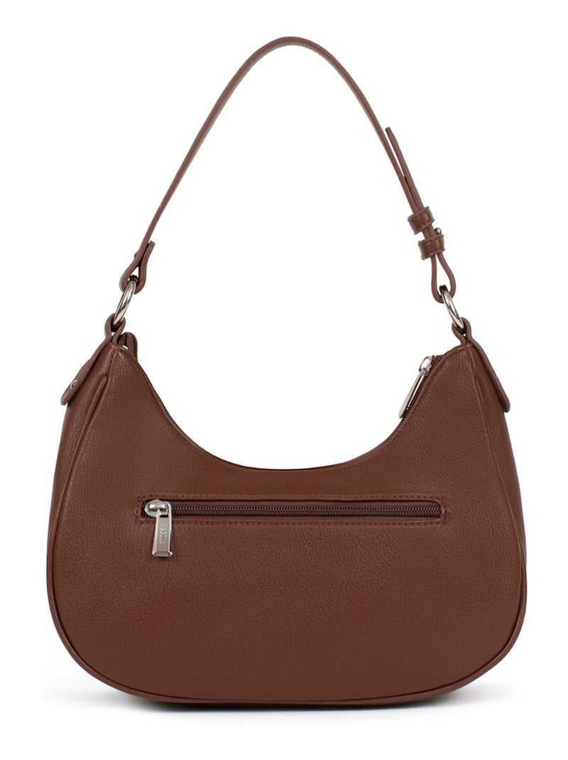 GINA - Bolso de hombro con 1 asa Terracota - Kiabi