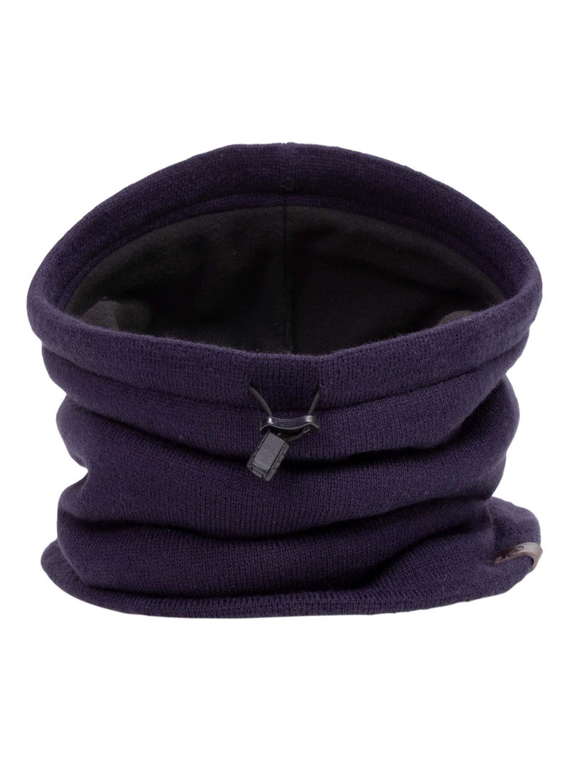 Giro de cuello Forro polar, cordón ajustable hombre Isotoner Azul marino - Kiabi