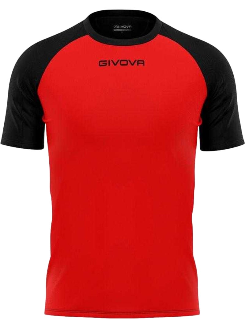 Givova - Camiseta Capo para Hombre Negro Rojo - Kiabi