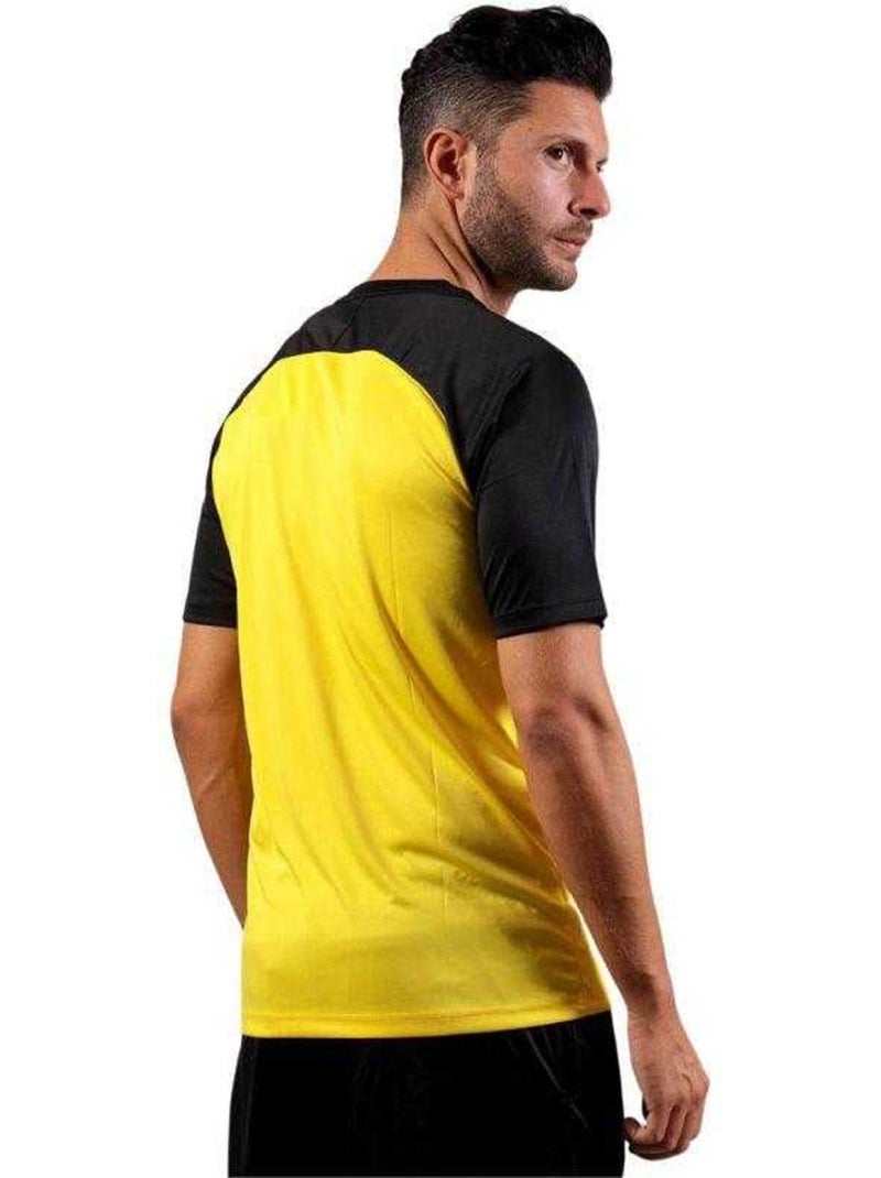 Givova - Camiseta Capo Raglan para Hombre Negro Amarillo - Kiabi