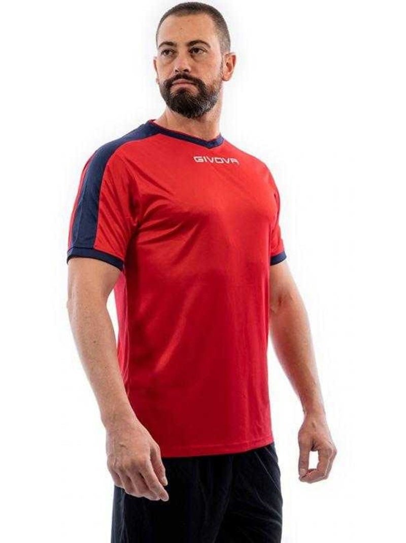 Givova - Camiseta Revolution de Interlock para Hombre Rojo cachemira - Kiabi