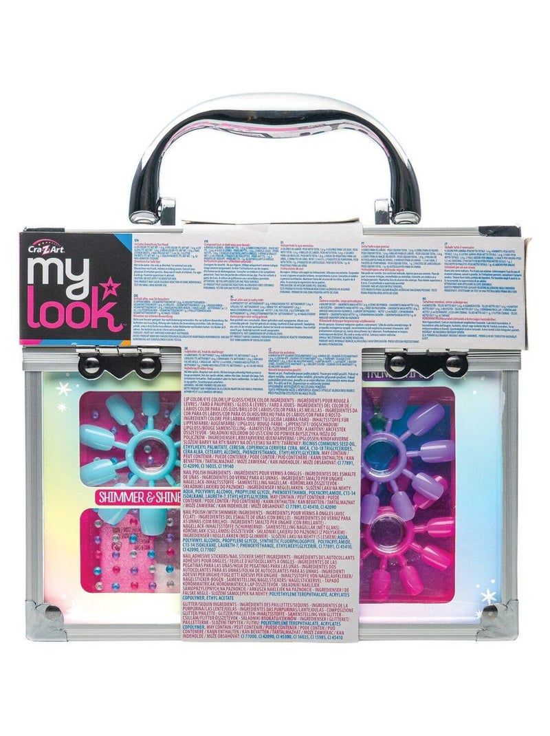 Glam y Go Beauty Caddy Gris - Kiabi