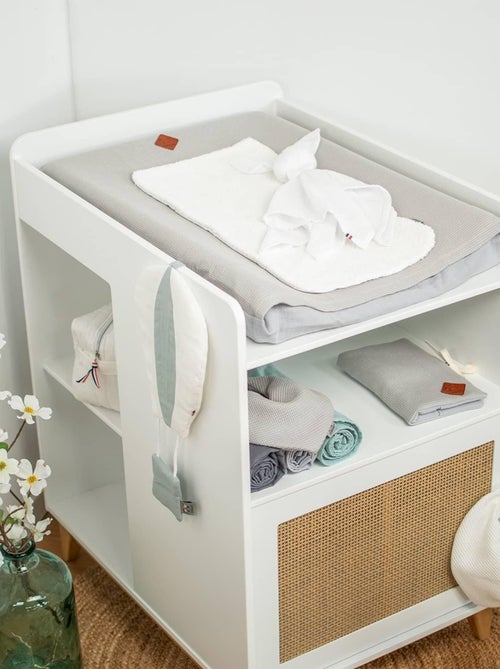 Globo aerostático mural decorativo de lino bicolor | SEVIRA KIDS - Kiabi