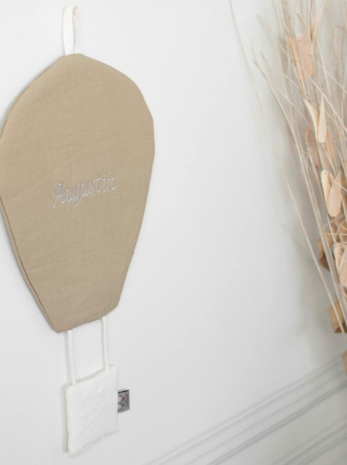 Globo aerostático mural decorativo de lino personalizable | SEVIRA KIDS - Kiabi