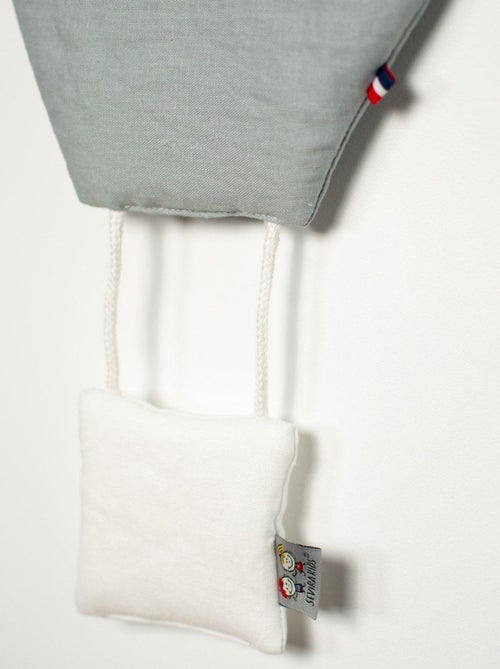 Globo aerostático mural decorativo de lino personalizable | SEVIRA KIDS - Kiabi