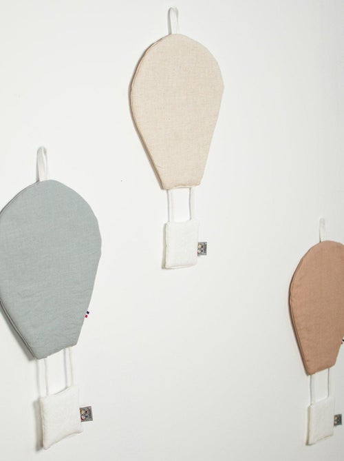 Globo aerostático mural decorativo de lino personalizable | SEVIRA KIDS - Kiabi