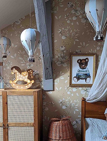 Globo decorativo, beige y azul - SEVIRA KIDS