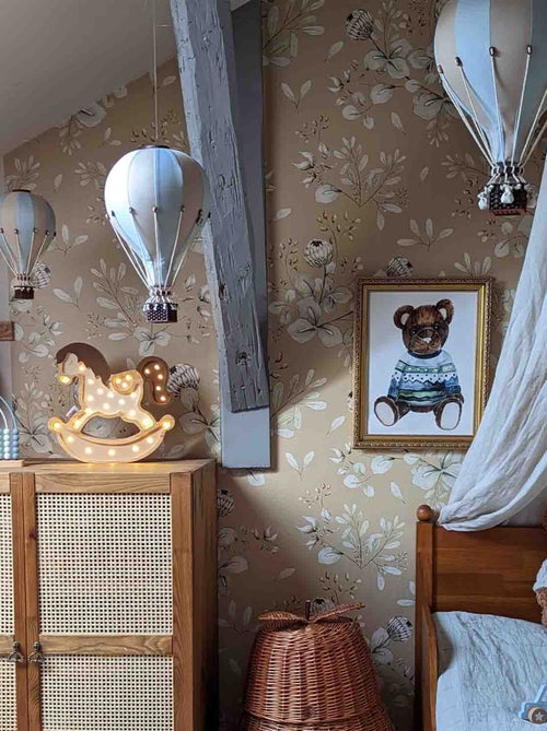 Globo decorativo, beige y azul | SEVIRA KIDS - Kiabi