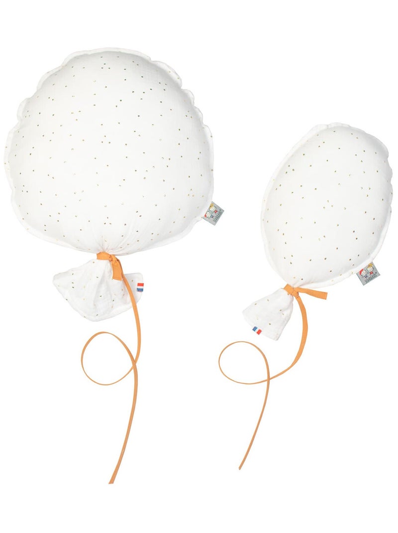 Globo decorativo de pared en gasa de algodón - artesanal y personalizable - hecho en francia | SEVIR Blanco dorado - Kiabi