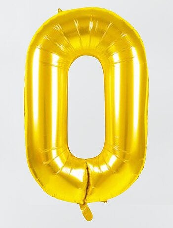 Globo grande número dorado