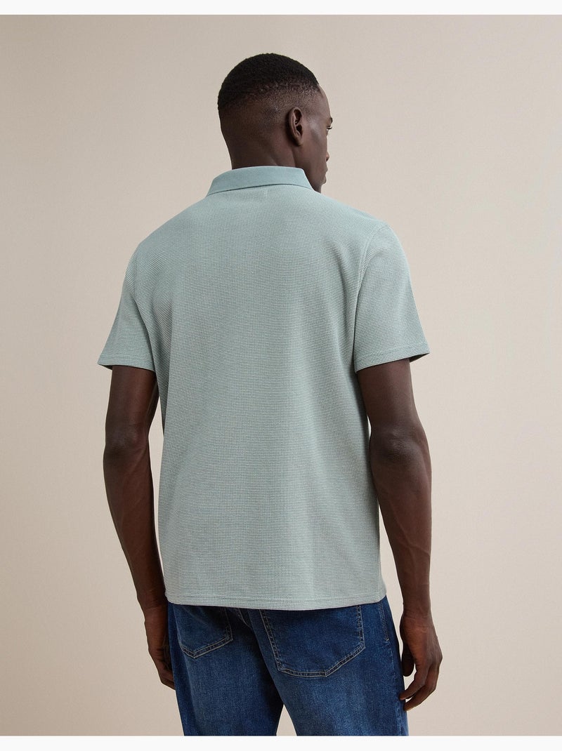 Gofre de polo, mo fashion Azul - Kiabi