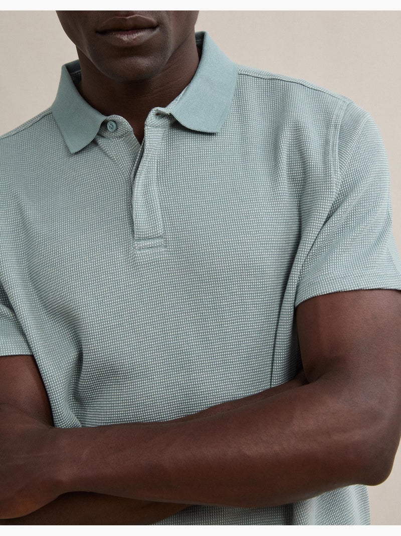 Gofre de polo, mo fashion Azul - Kiabi