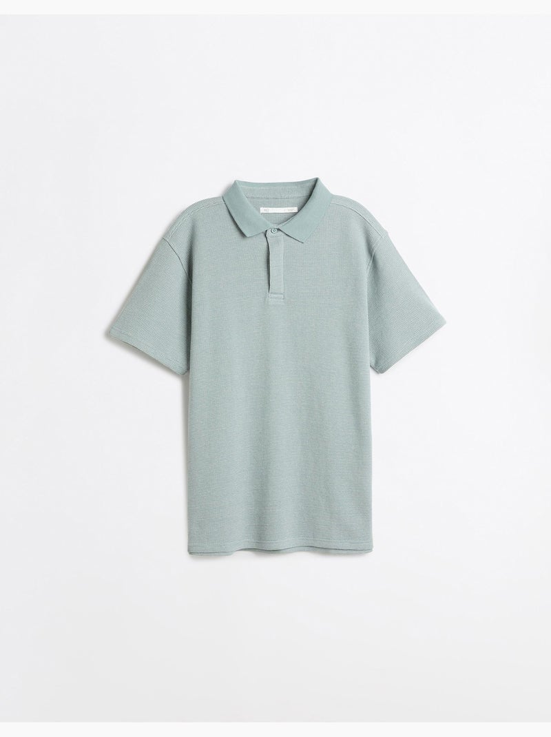 Gofre de polo, mo fashion Azul - Kiabi