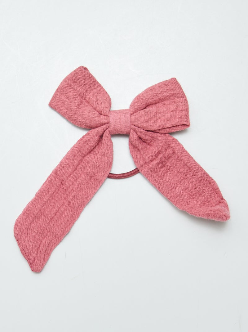 Goma con lazo ROSA - Kiabi