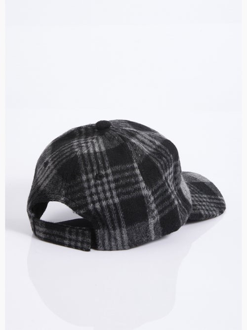 Gorra a cuadros con efecto lana - AFIBEL - Kiabi