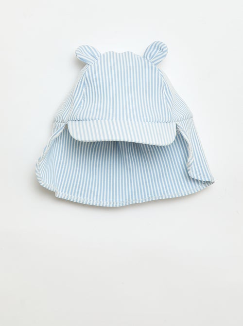 Gorra a rayas con cubrenuca y orejas - Kiabi