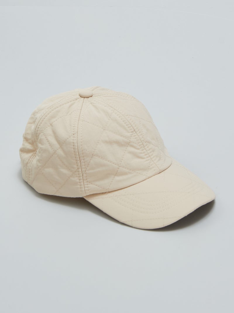 Gorra acolchada de nailon BEIGE - Kiabi
