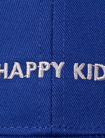 Gorra Algodón 100%, ajustable, mensaje Happy Kid bordado niño mixto Isotoner