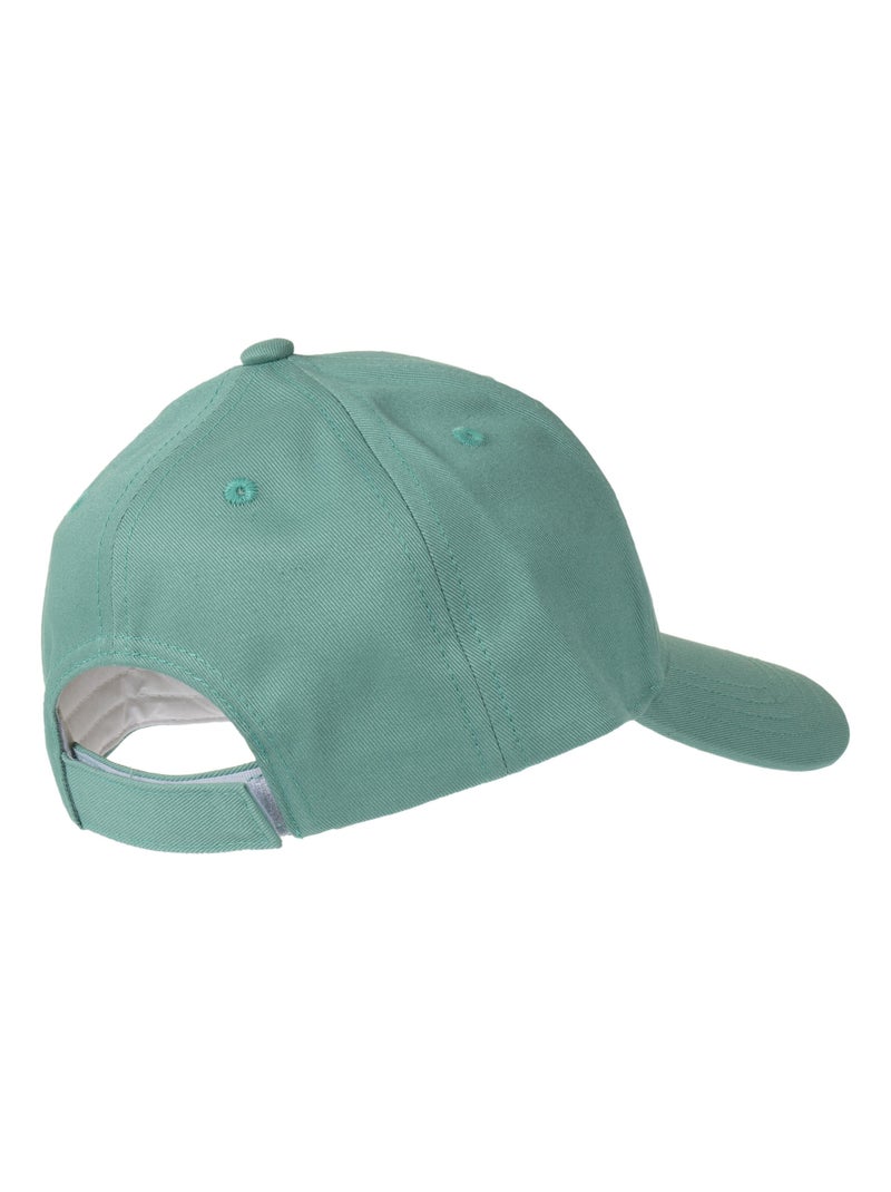 Gorra Algodón 100%, ajustable, mensaje Happy Kid bordado niño mixto Isotoner Verde agua - Kiabi