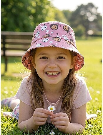 Gorra anti-uv de algodón gabby's dollhouse dreamworks