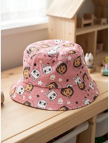 Gorra anti-uv de algodón gabby's dollhouse dreamworks