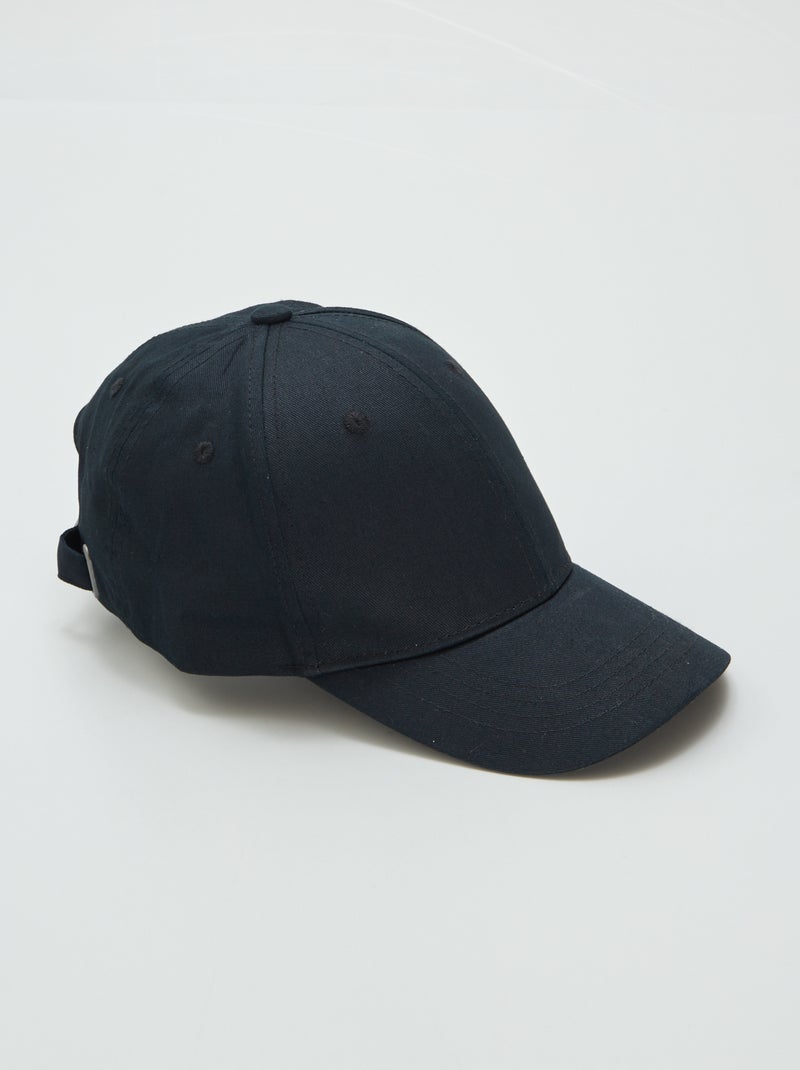 Gorra básica estilo baseball NEGRO - Kiabi