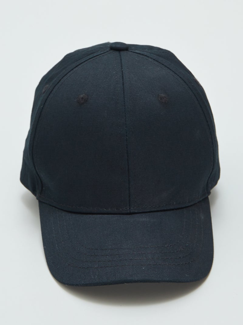 Gorra básica estilo béisbol NEGRO - Kiabi