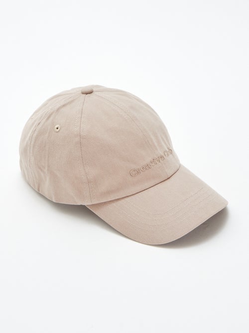 Gorra bordada 'Creative Club' - Kiabi