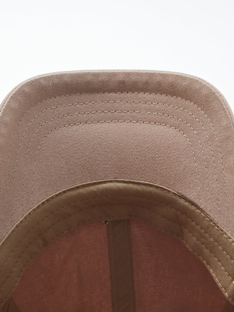 Gorra bordada 'Creative Club' Beige - Kiabi