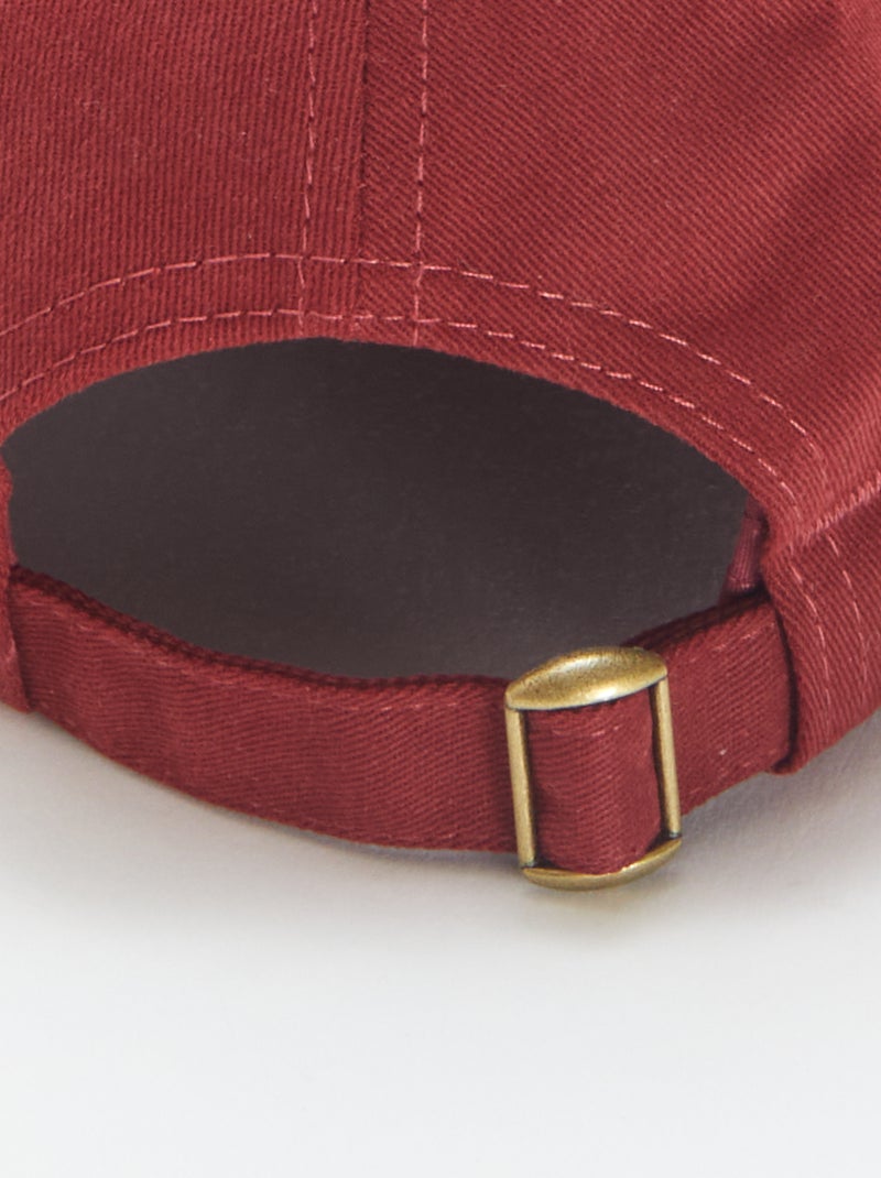 Gorra bordada 'Creative Club' Rojo - Kiabi