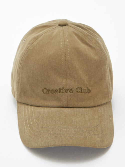 Gorra bordada 'Creative Club' - Kiabi