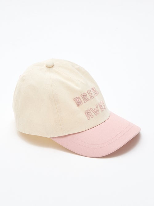 Gorra bordada en tejido - Kiabi