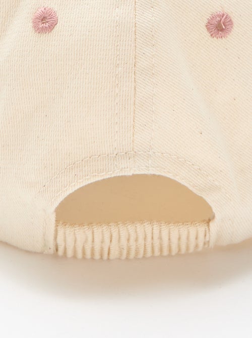 Gorra bordada en tejido - Kiabi