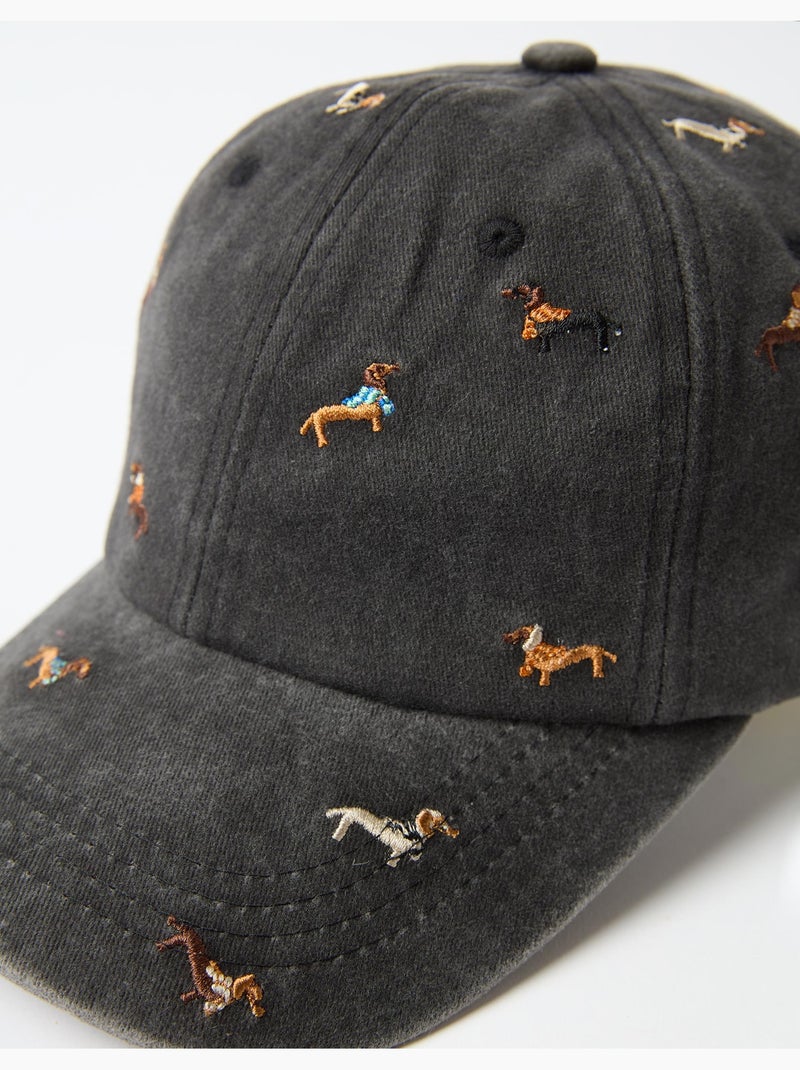 Gorra bordada, mo fashion Gris - Kiabi