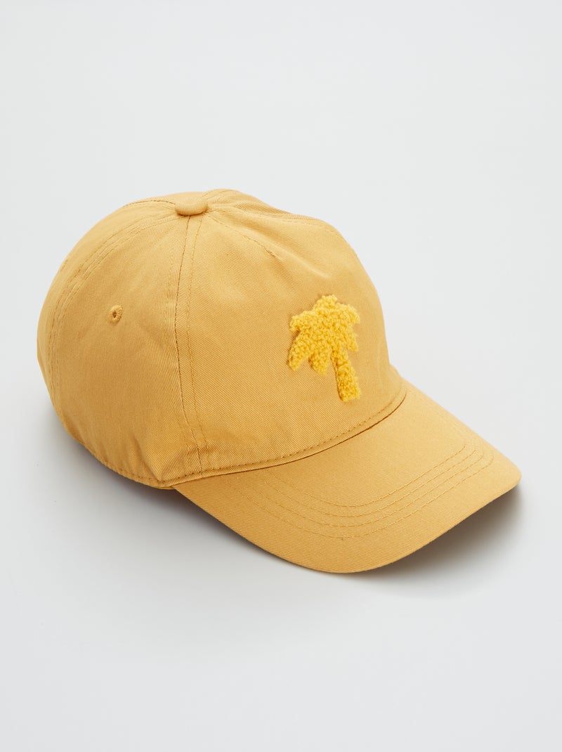 Gorra bordada 'palmera' AMARILLO - Kiabi