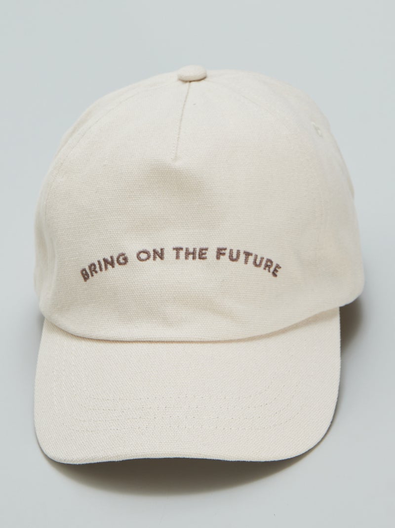 Gorra 'bring on the futur' BEIGE - Kiabi