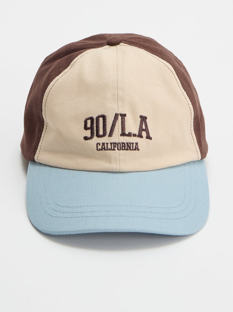 Gorra 'California' con velcro Marron - Kiabi