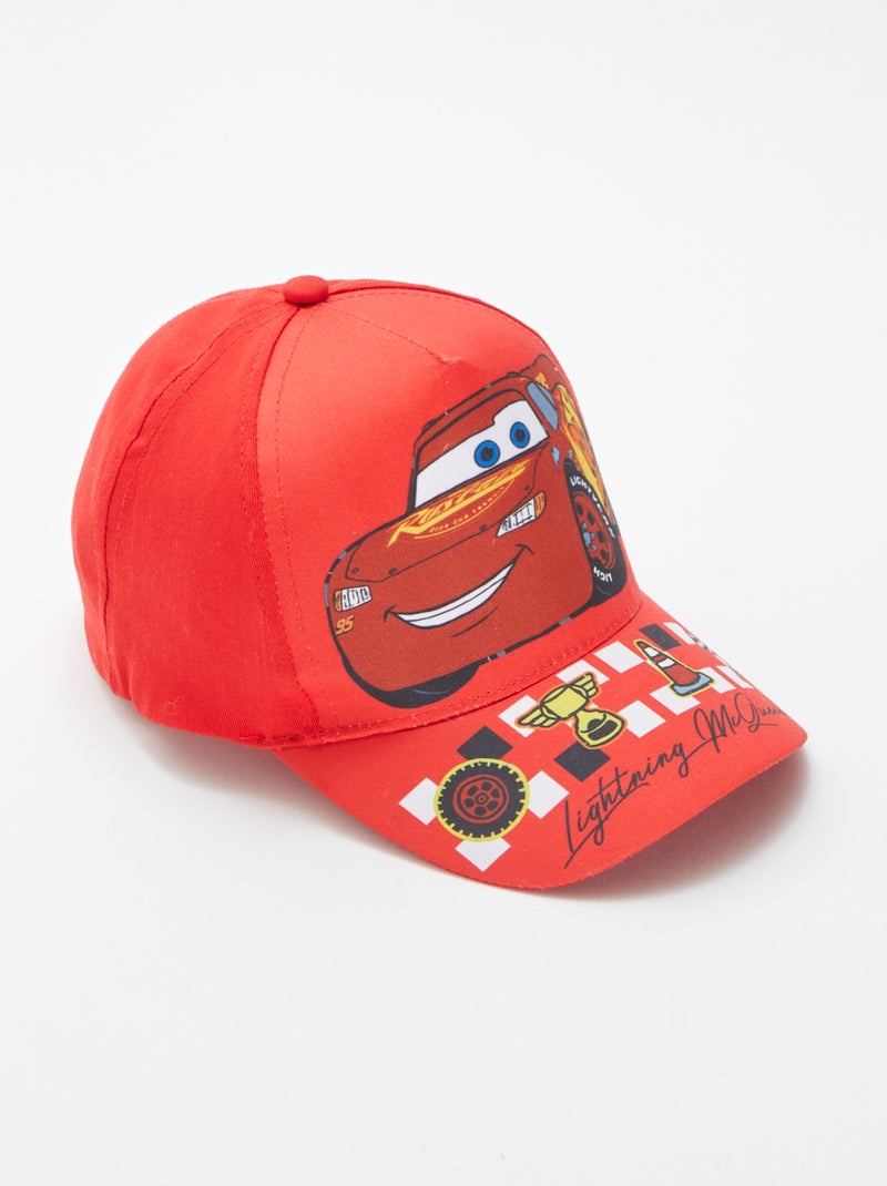 Gorra 'Cars' 'Pixar' ajustable con velcro ROJO - Kiabi