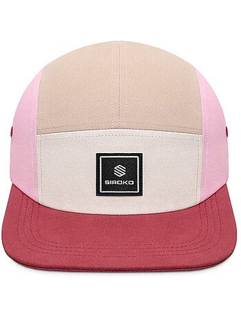 Gorra cinco paneles lifestyle hombre y mujer cocos nude