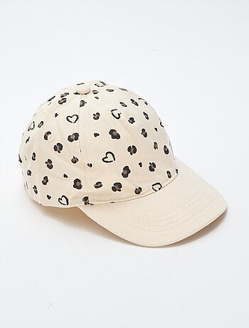 Gorra con estampado ajustable con velcro