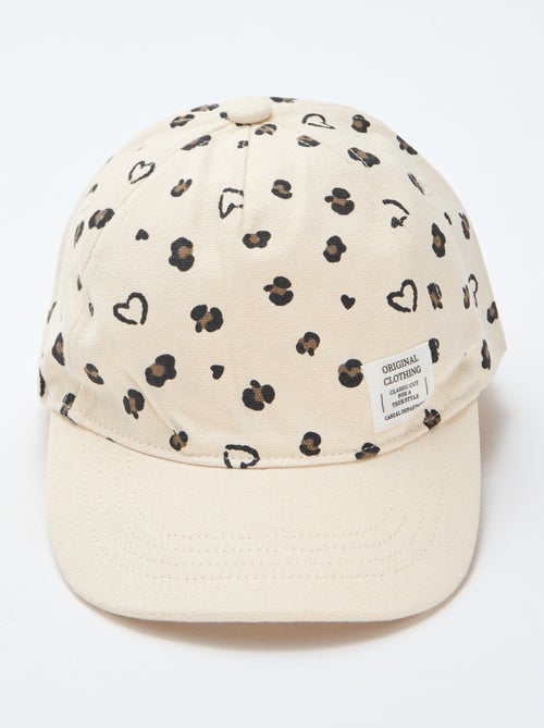 Gorra con estampado ajustable con velcro - Kiabi