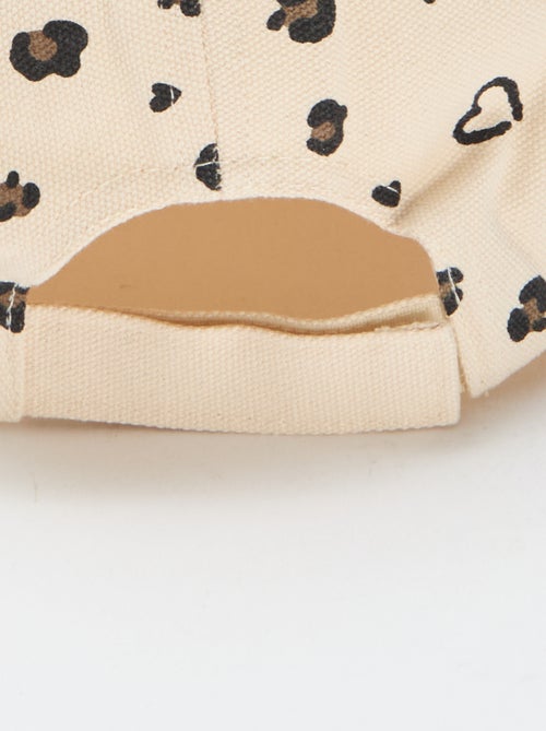 Gorra con estampado ajustable con velcro - Kiabi