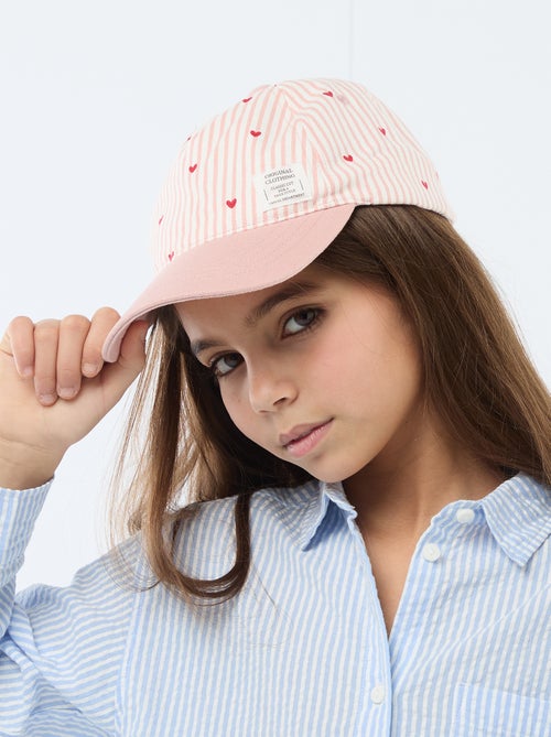 Gorra con estampado ajustable con velcro - Kiabi