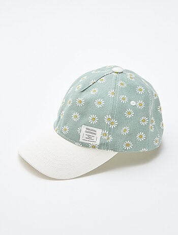 Gorra con estampado ajustable con velcro