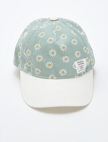 Gorra con estampado ajustable con velcro